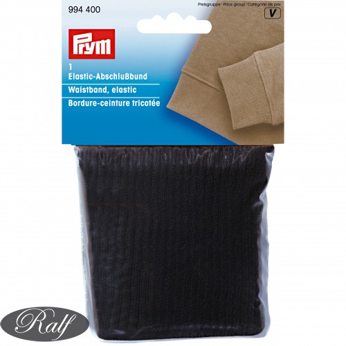 Banda elastica pentru geaca, negra - Prym 994400